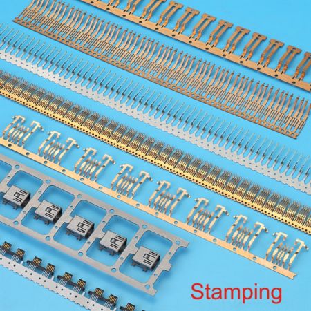 أجزاء ختم مخصصة للموصلات الدقيقة - Custom Precise Stamping Parts